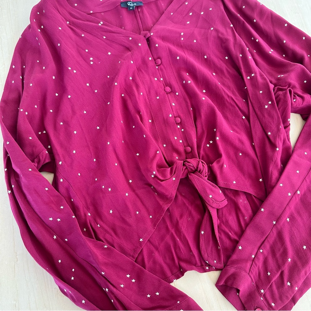 Rails Sloane Top In Rouge Gradient Stars Print - image 2